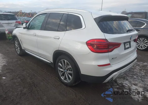 2019 BMW X3 xDrive30I z USA, uszkodzony, nr VIN 5UXTR9C5XKLD91840